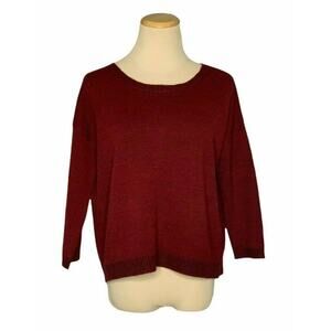 BB Dakota red split back oversized sweater size XS